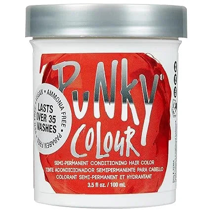 PUNKY COLOUR Semi-Permanent Conditioning Hair Color Fire — CLIPRONS
