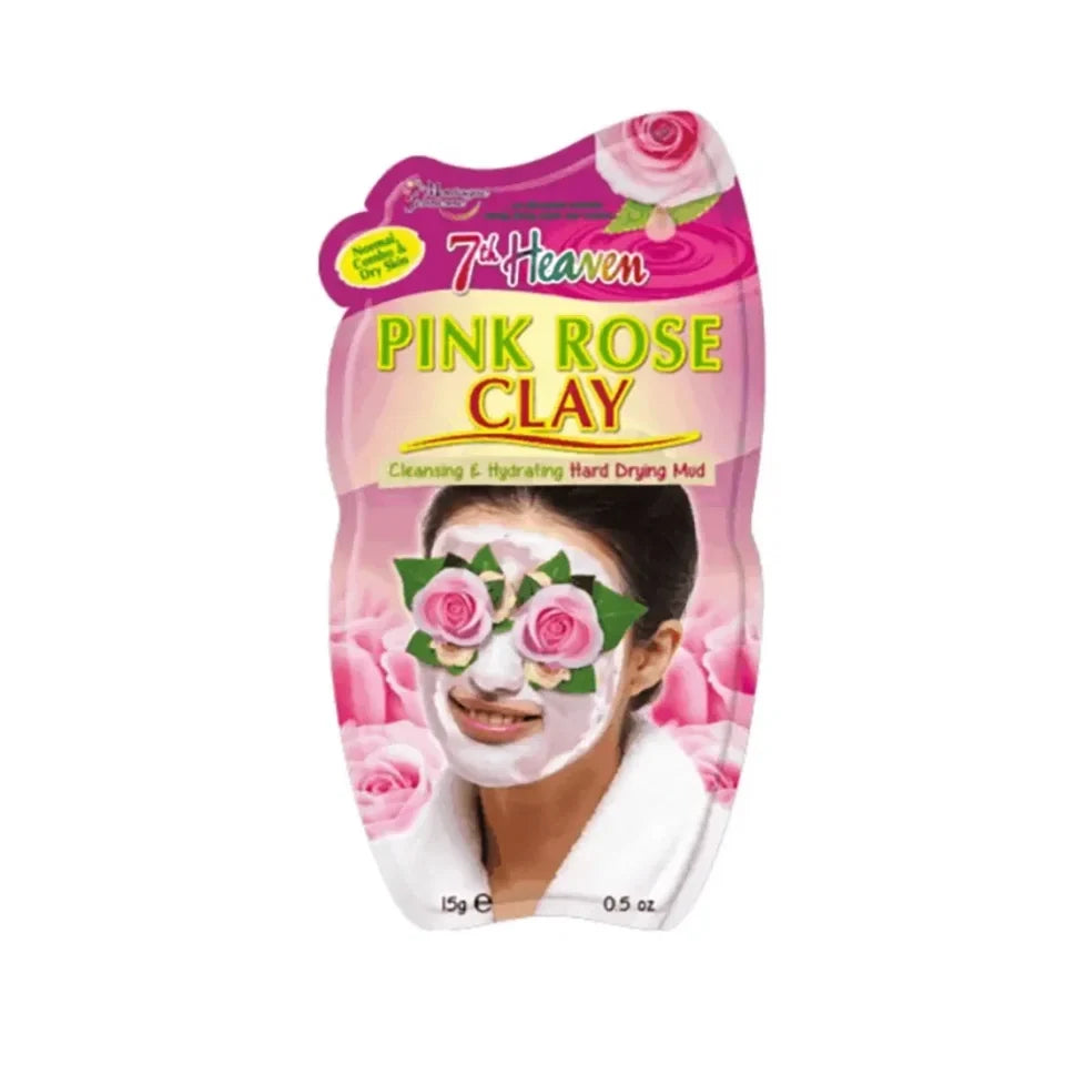 7th Heaven Clay Mask – Pink Rose (15g) — CLIPRONS