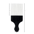 Classic Afro Hair Fan Pik Pick Metal Pins Fist, Lift, Styling, Professional Salon Quality (Medium) — CLIPRONS