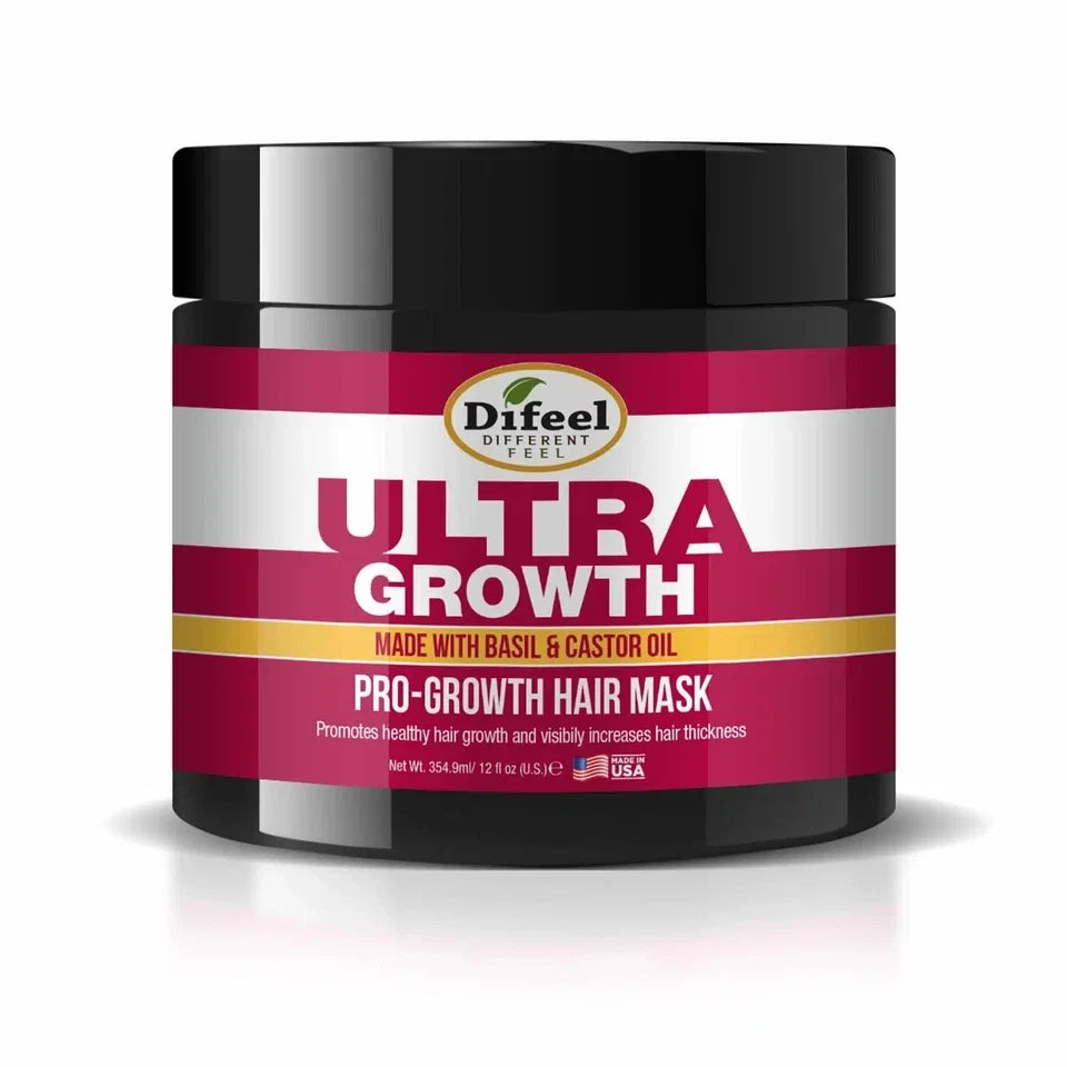 Difeel Ultra Growth Basil & Castor Oil Pro Growth Hair Mask - 355ml — CLIPRONS