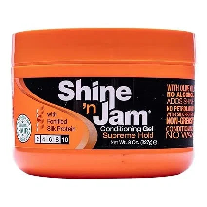 AmPro Shine-n-Jam Conditioning Gel Supreme Hold - 236ml — CLIPRONS