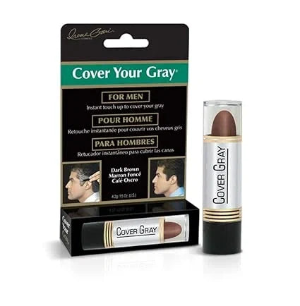Cover Your Gray for Men Hair Color Touch-Up Stick - Dark Brown — CLIPRONS