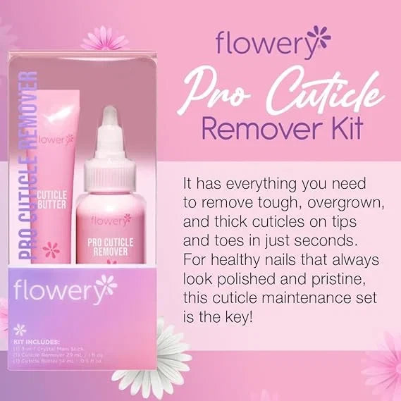 Flowery Pro Cuticle Remover Kit — CLIPRONS