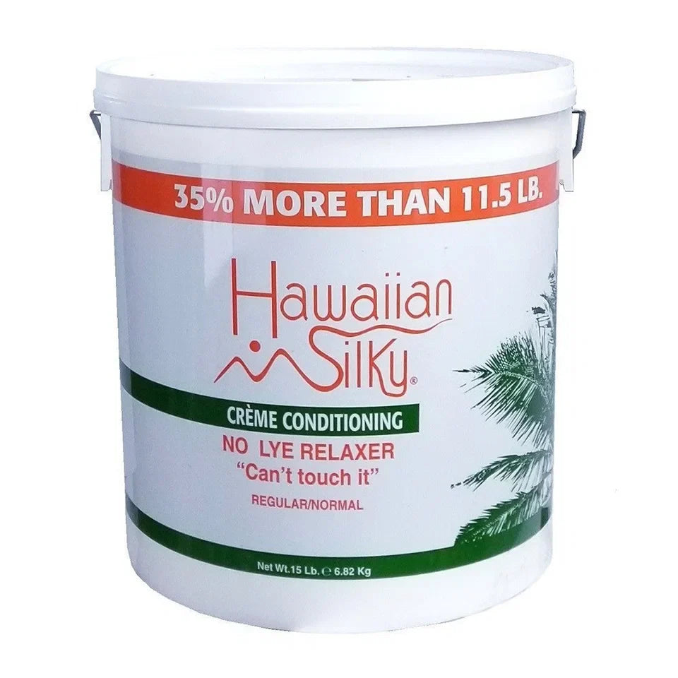 Hawaiian Silky Cream Conditioning No Lye Relaxer, Regular, 15 Lb — CLIPRONS