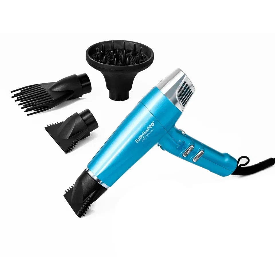 BaBylissPRO Nano Titanium Dual Ionic High-Speed Hairdryer — CLIPRONS