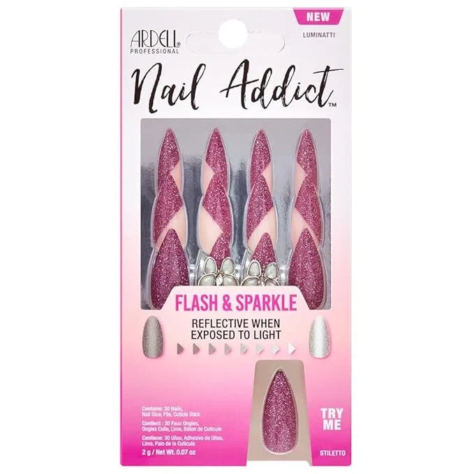Ardell Nail Addict Flash and Sparkle Luminatti — CLIPRONS