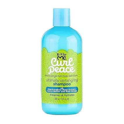 Just For Me Curl Peace Ultimate Detangling Shampoo - Cleanses & Hydrates, Contains Marshmallow Root Extract, Cocoa Butter & Raw Honey, No Animal Testing, 12 oz — CLIPRONS