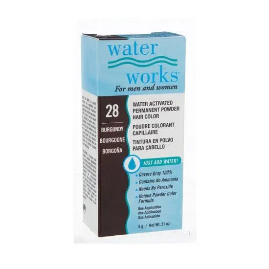Water Works 28 Burgundy Permanent Powder Hair Color — CLIPRONS