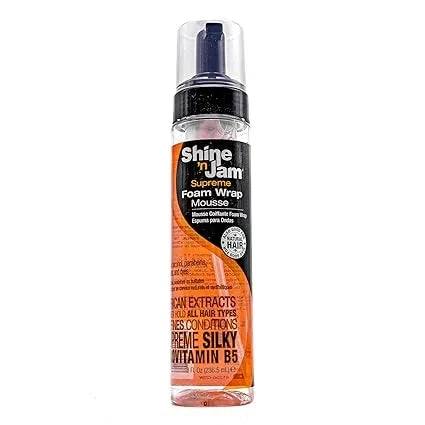 AmPro Shine-n-Jam Supreme Hold Foam Wrap Mousse - 8 oz — CLIPRONS