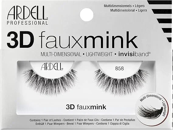 Ardell 3D Faux Mink 858 — CLIPRONS