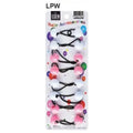 Eden 8pcs Hair Beads - Pink & White — CLIPRONS