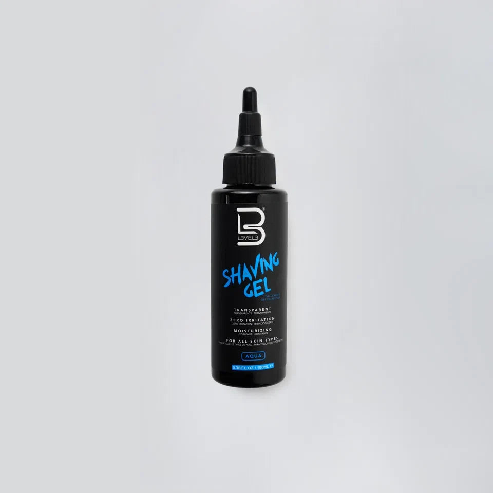 L3VEL3 Shaving Gel Aqua Clear- Non-Foaming and Transparent Formula - 100ml — CLIPRONS