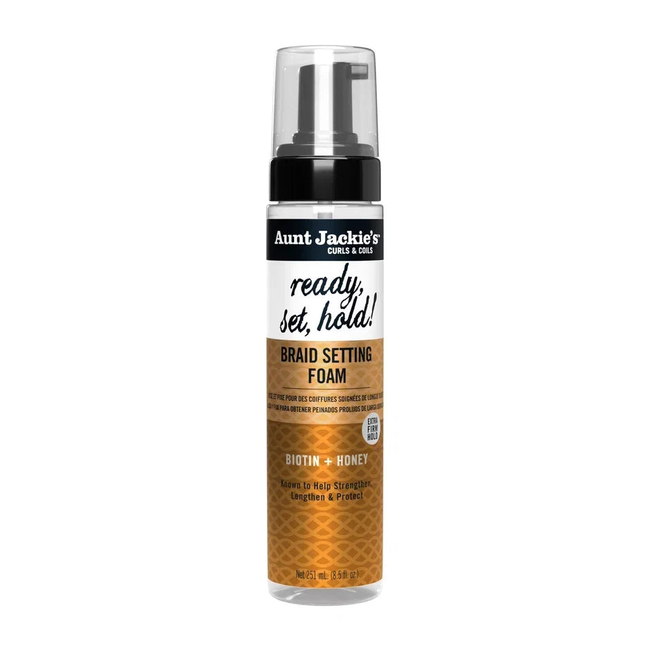 Aunt Jackie's Curls & Coils Hold Braid Foam - 251ml — CLIPRONS