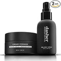Dasher Sea Salt Spray (100ml) & Cream Pomade (100g), Medium Hold Puck, Water-Based, Volumizes & Texturizes Hair, With Bhringraj & Vitamin E — CLIPRONS