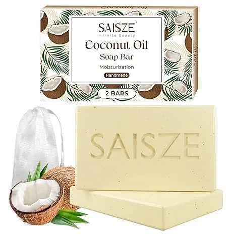 Handmade Coconut and Shea Butter Soap - 8 oz, Cold Process, Organic Soap Enriched with Coconut oil, Shea, Body Bars for Women and Men — CLIPRONS