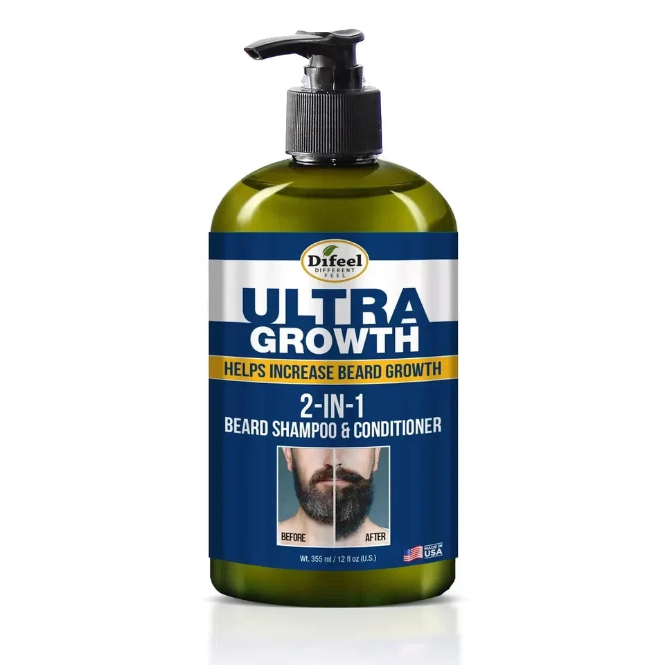 Difeel Ultra Growth 2-in-1 Beard Shampoo & Conditioner - 355ml — CLIPRONS