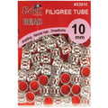 EDEN Grey 10mm Bead Filigree Tube — CLIPRONS