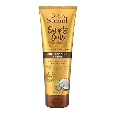 Every Strand Curling Creme Simply Curls Coconut Oil and Shea Butter, 8 oz. — CLIPRONS