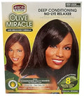 African Pride Olive Miracle Deep Conditioning No-Lye Relaxer - Regular Kit 8-Count — CLIPRONS