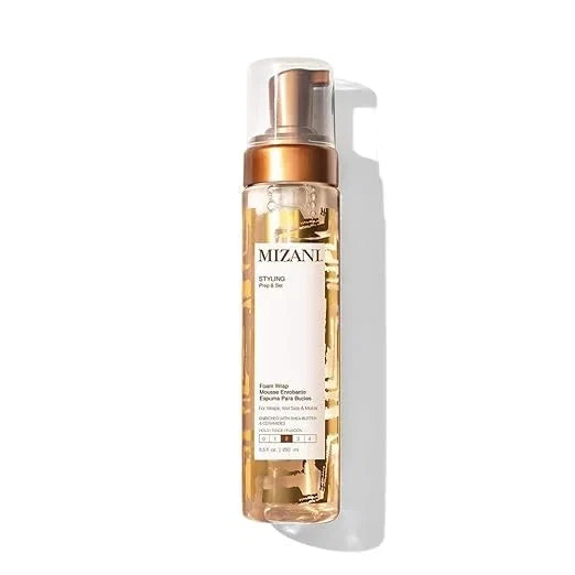 Mizani Foam Wrap Curly Hair Styling Foam - Anti Frizz Moisturizing Hair Mousse with Shea Butter, Smooth and Shine, Non-Greasy, Silicone-Free, Free from Drying Alcohols — CLIPRONS