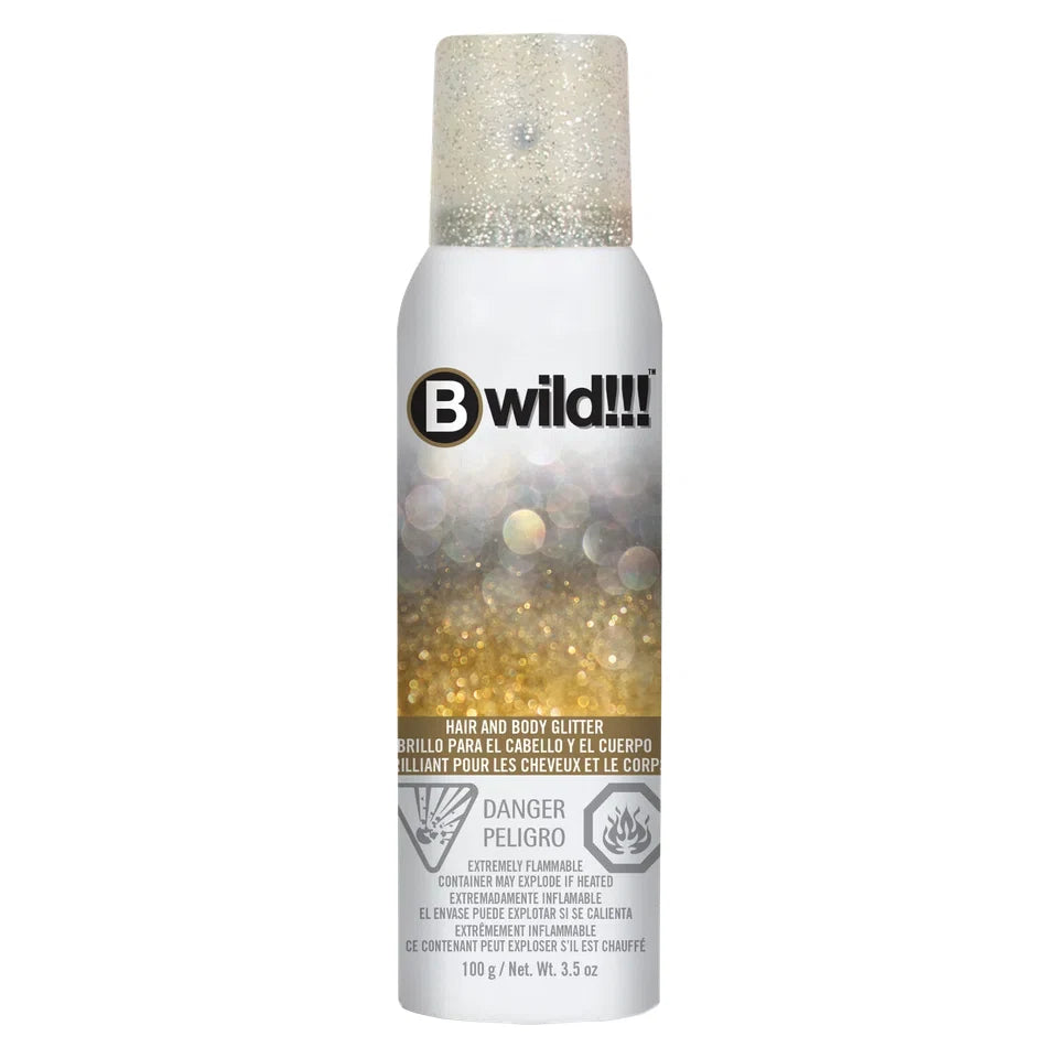 B Wild Hair and Body Glitter silver 3.5oz — CLIPRONS