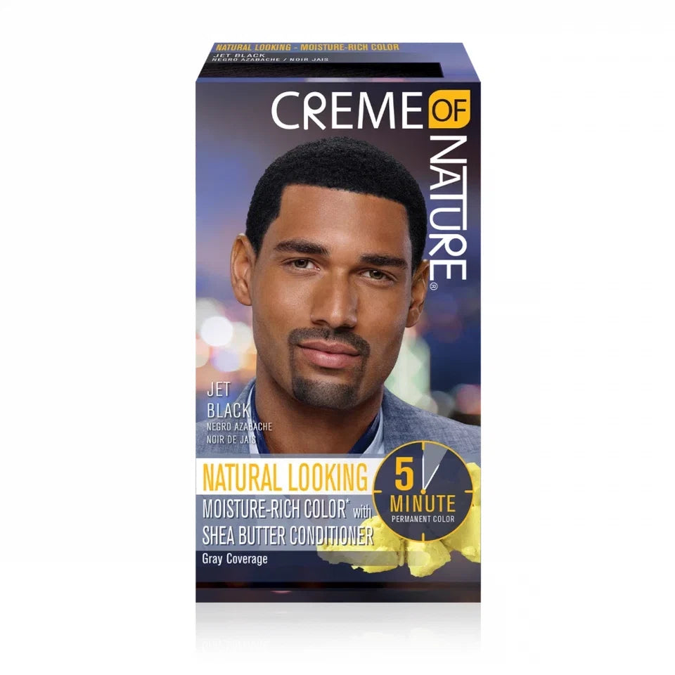 Creme of Nature Liquid Hair Color for Men Jet Black — CLIPRONS