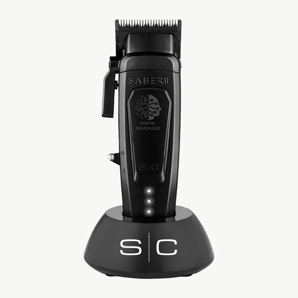 StyleCraft Saber 2 Professional Hair Clipper with EON Digital Brushless Motor - Black — CLIPRONS