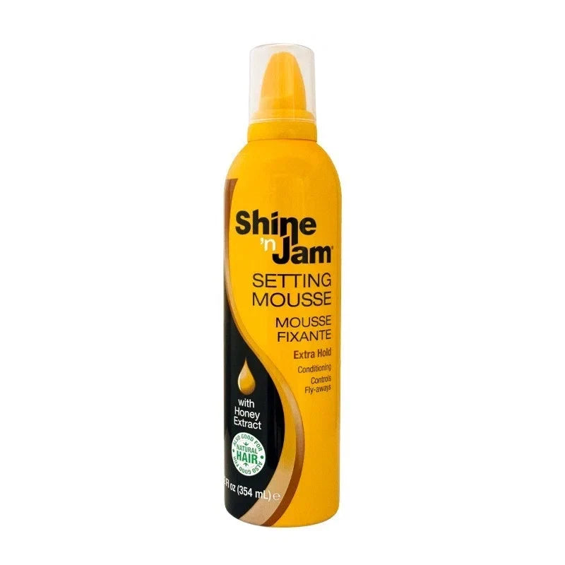 Shine n Jam Setting Mousse Extra Hold with Honey Extract 12oz — CLIPRONS