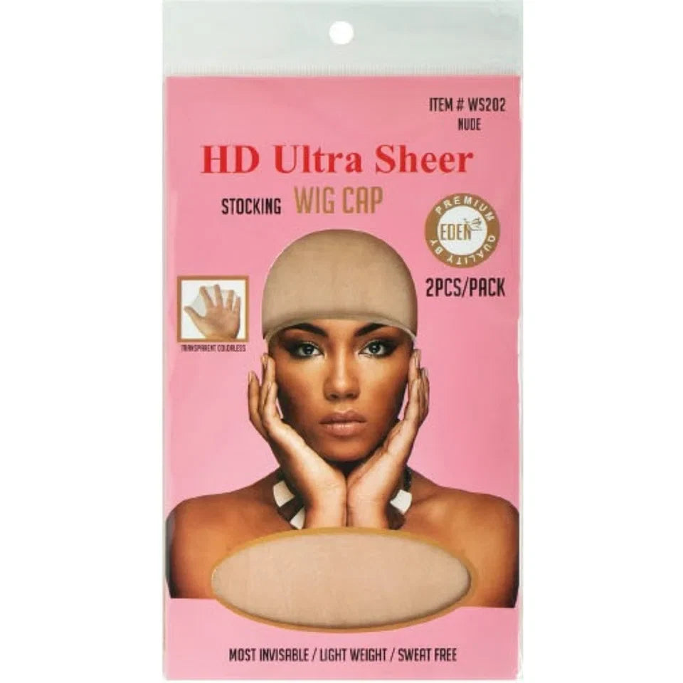 Eden HD Ultra Sheer Nude Stocking Wig Caps - 2pcs — CLIPRONS