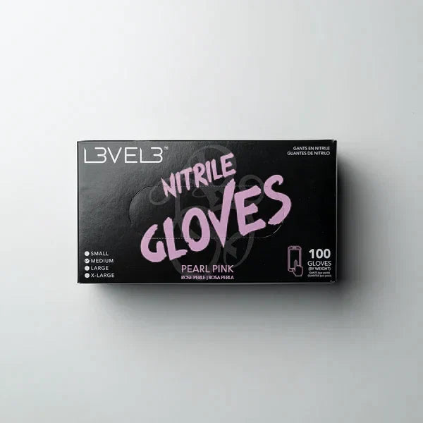 L3VEL3 Pink Extra Large Nitrile Gloves – 100 Pieces — CLIPRONS