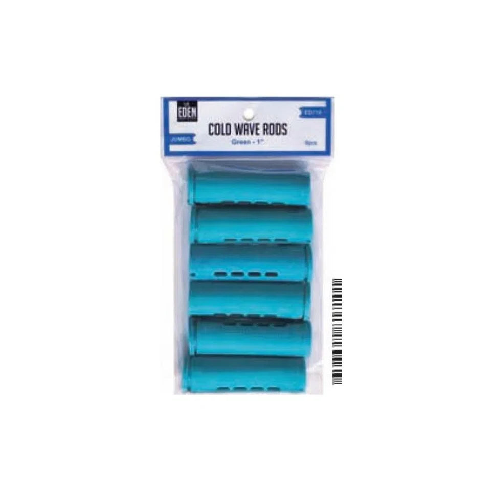 Eden 1" 6pcs Cold Wave Rods - Blue — CLIPRONS