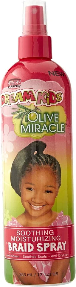 African Pride Dream Kids Olive Miracle Hydrating Soothing Braid Spray 355ml — CLIPRONS