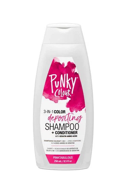 Punky 3-in-1 Color Depositing Shampoo-Conditioner Pinktabulous — CLIPRONS