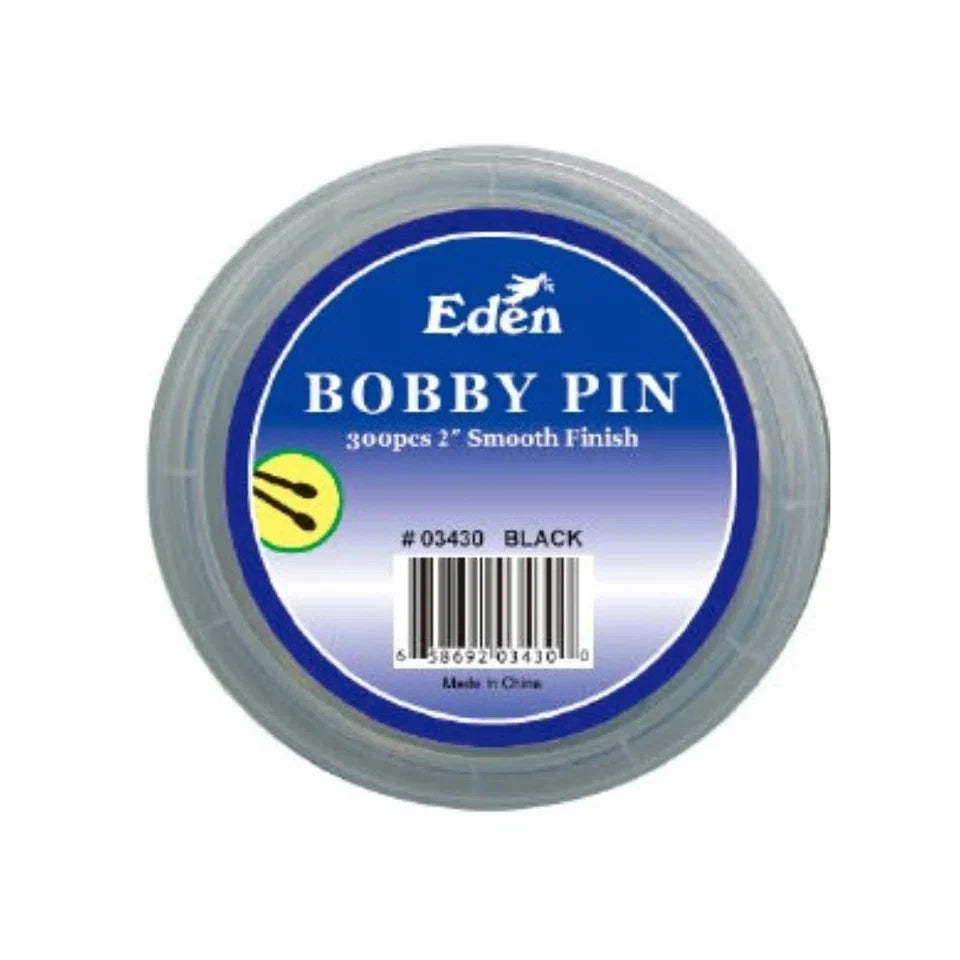 Eden 300pcs 2'' Smooth Finish Bobby Pins – Black — CLIPRONS