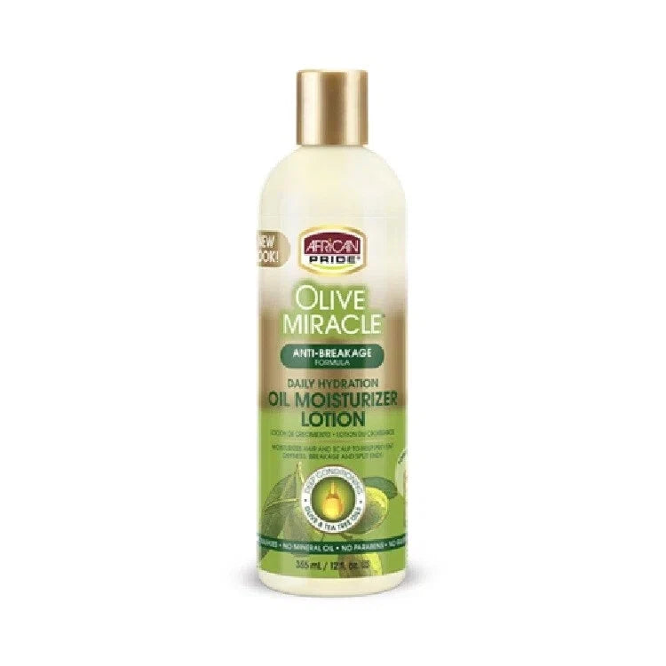 African Pride Olive Miracle Anti-Breakage Oil Moisturizer Lotion - 355ml — CLIPRONS