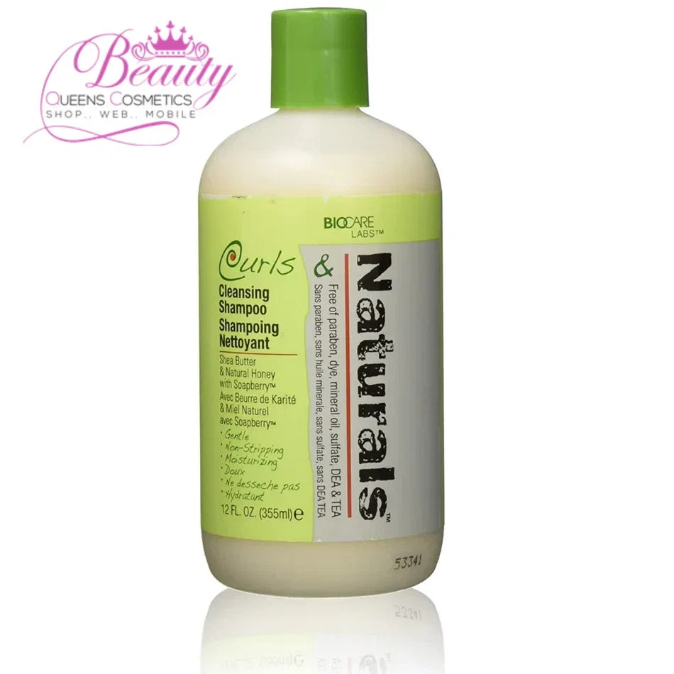 Curls & Naturals Cleansing Shampoo 12oz- Sulfate-Free Cleanser for Curly Hair — CLIPRONS