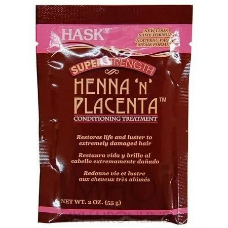 Hask Placenta Henna N Placenta Conditioning Treatment Super 2Oz/55G — CLIPRONS