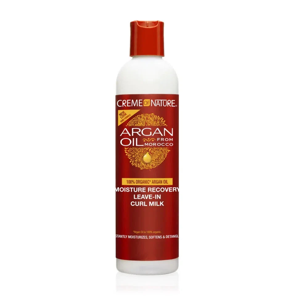 Creme of Nature Moisture Recovery Leave-In Curl Milk – Argan Oil for Curls — CLIPRONS