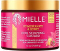 Mielle Pomegranate & Honey Sculpting Custard, Natural Styling Cream Plus Moisture, For Curl, Wave, & Coil Definition for Natural or Relaxed Type 4 Hair, 340 ml (Pack of 1) — CLIPRONS