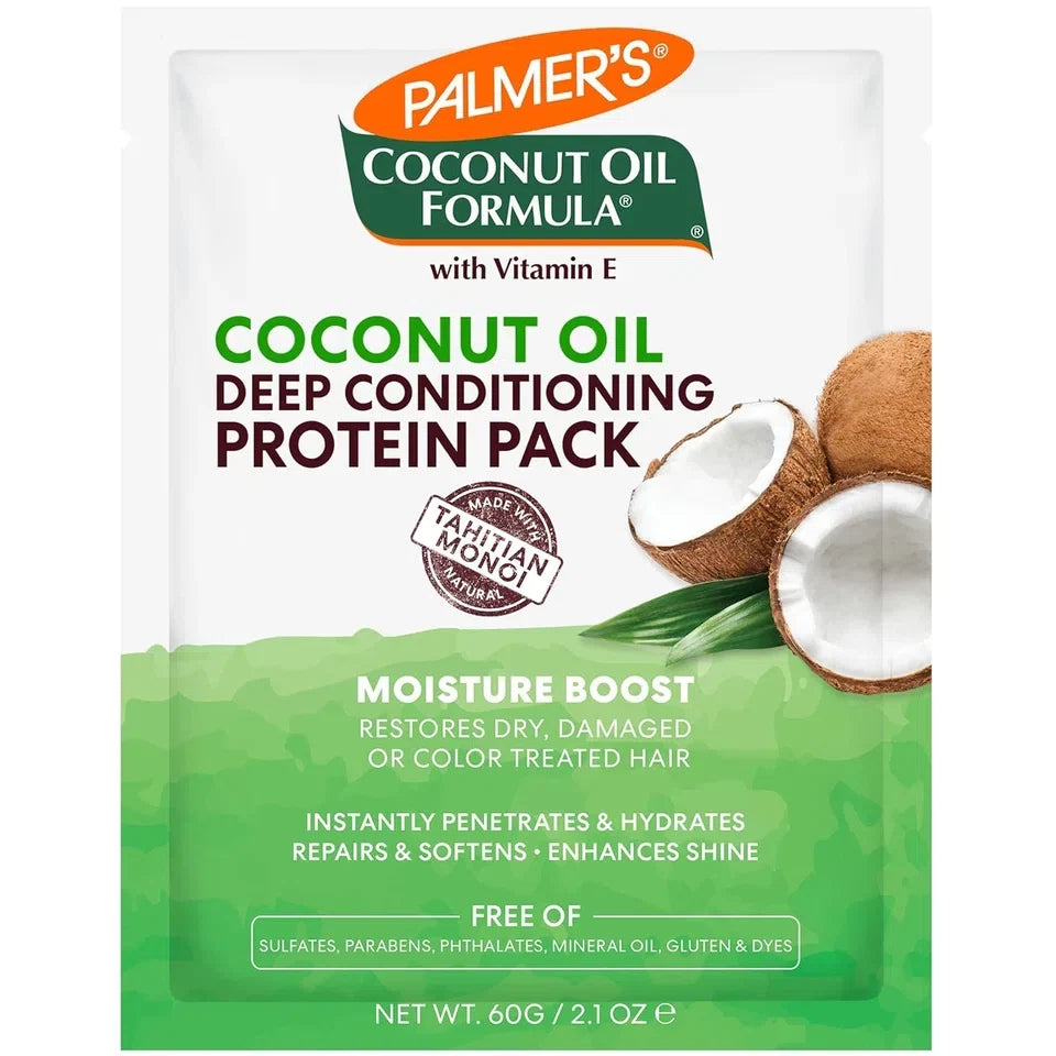 Palmers Coconut Oil Deep Conditioning Protein Pack by Palmers for Unisex, 2.1 oz — CLIPRONS