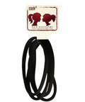 Eden 12pcs Ponytail Holder Elastics - Black — CLIPRONS