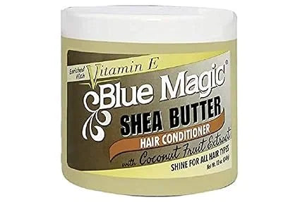 Blue Magic Shea Butter Hair conditioner with Coconut Fruit Extract 12 ounce jar (340gm) — CLIPRONS