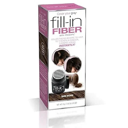 Cover Your Gray Pro Fill-In Fibers with Procapil - Dark Brown — CLIPRONS