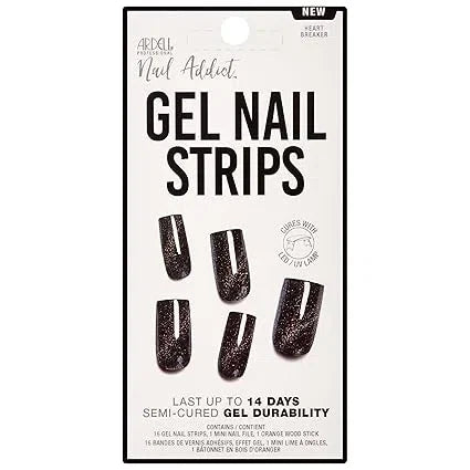 Ardell Nail Addict Gel Nail Strips Heart Breaker — CLIPRONS