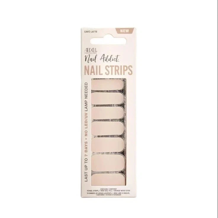 Nail Addict Nail Strips Cafe Latte — CLIPRONS