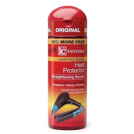 Fantasia High Potency IC Heat Protector Straightening Serum, Hair Polisher, 6 oz. — CLIPRONS