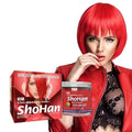ShoHan Semi Permanent Hair Colour - No Ammonia, No Peroxide, No PPD Hair Dye with Keratin - Soft Pastel Colors - Streak - Strex - Glossy Hair Tint - (Color :- Red) (1) (125gram) — CLIPRONS