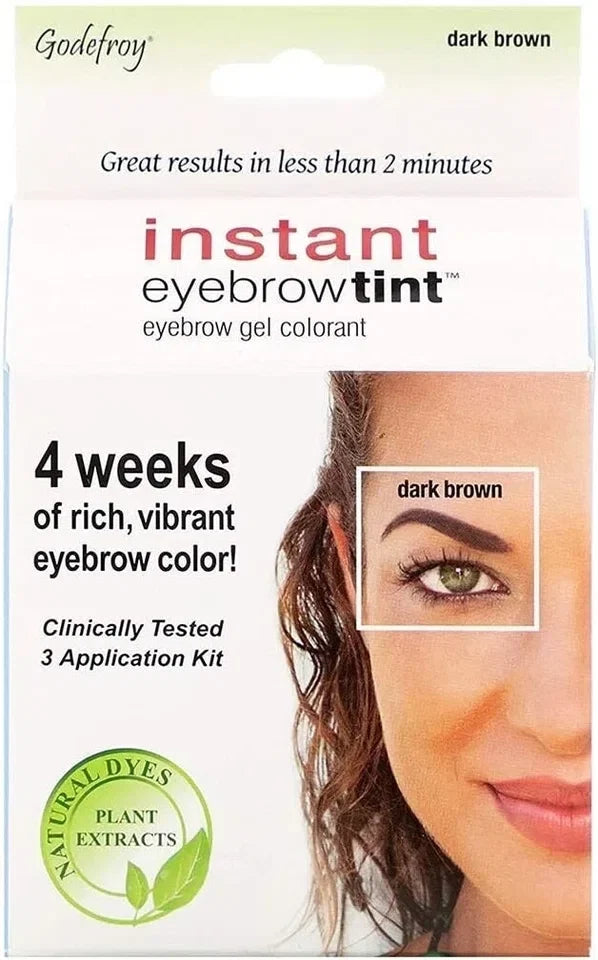 Godefroy Instant Eyebrow Tint 3 Applications - Dark Brown — CLIPRONS