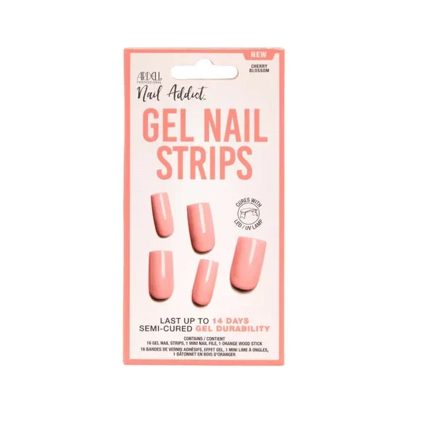 Ardell Nail Addict Gel Nail Strips Cherry Blossom — CLIPRONS