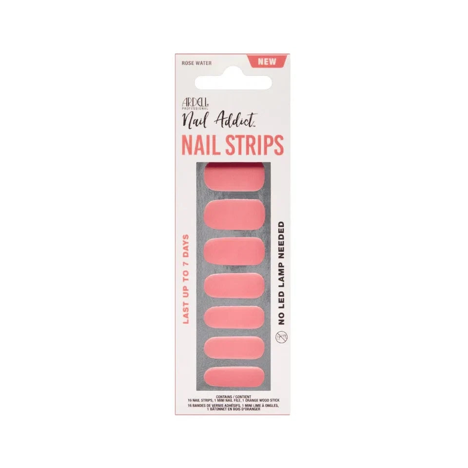 Ardell Nail Addict Nail Strips Rose Water — CLIPRONS